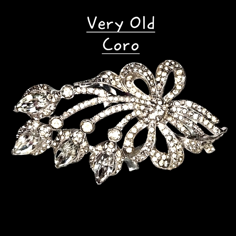 RARE EARLY CORO SPRAY BROOCH AS-IS